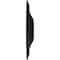 Ekena Millwork Alexa Ceiling Medallion (Fits Canopies up to 3"), Hand-Painted Jet Black, 15"OD x 1 3/4"P CM14AXBLF - alternate 4